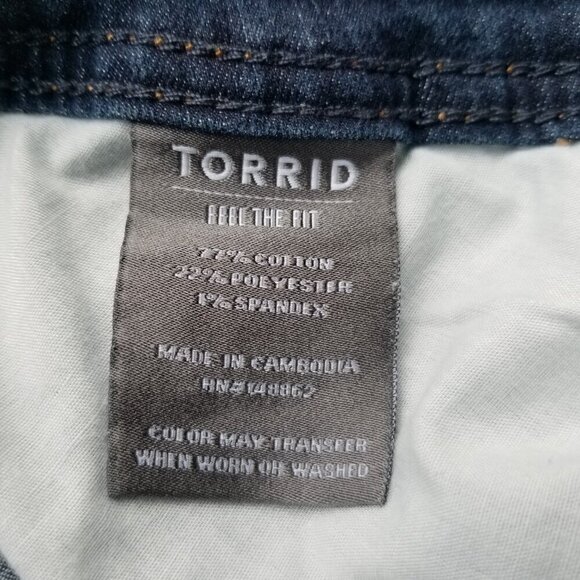 Torrid Luxe Slim 16R Bootcut Flare Mid Rise Jean Stretch Western Cowgirl Staple - Picture 9 of 15